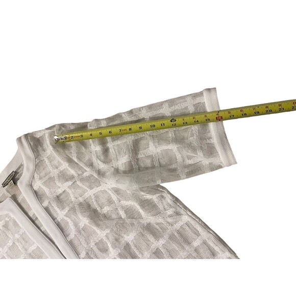 Maya Brooke White Lace Cardigan Shrug Duster 18W Womens - Picture 6 of 8